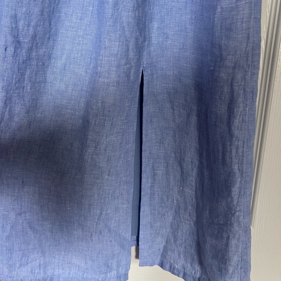 NWT J Crew Linen Daydream Dress in French Blue size S Petite - Picture 7 of 12